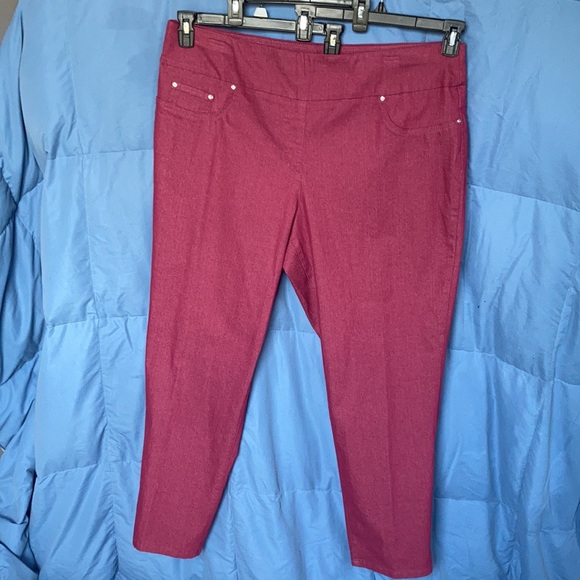 Hearts of Palm pant berry pull on pant size 22W - Picture 13 of 17